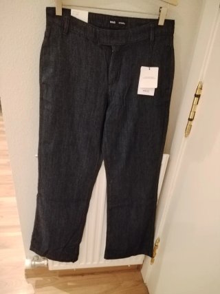 Pantalón Denim Flare Mango Talla 36