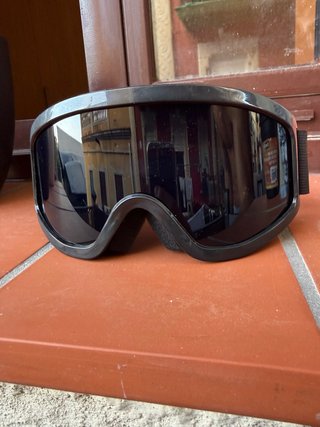 Gafas de esquí/nieve negras lente espejo