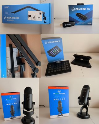 Pack completo de streaming Elgato + micrófono Blue