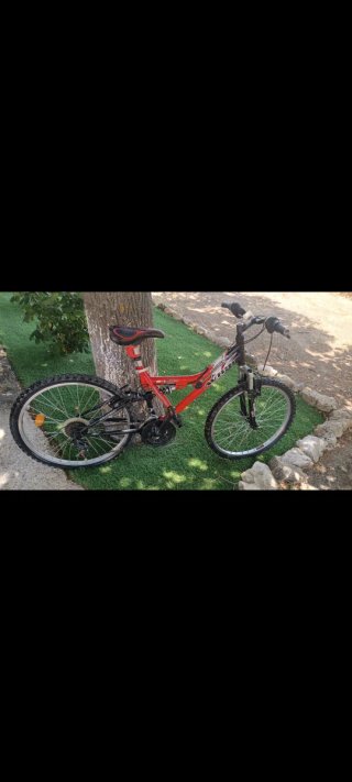 Bicicleta de Montaña Infantil Roja