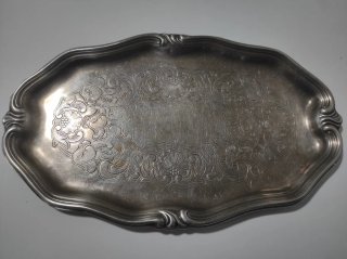 Bandeja antigua decorada