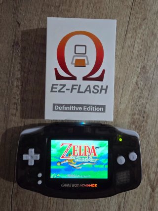 Game Boy Advance IPS V5 + EZ-Flash Omega DE + usbc