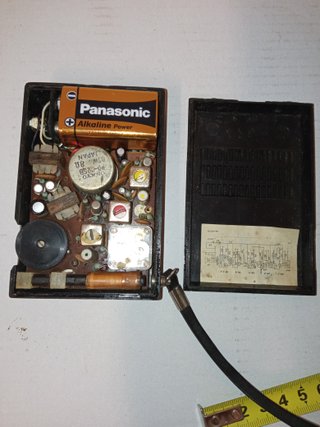 Radio Transistor Sanyo 6C-351 Vintage (Años 70)