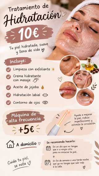 Tratamiento de hidratación a domicilio
