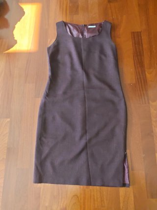 Vestito tubino color vino