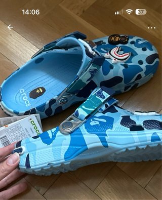 Crocs camuflaje azul Nr 42-43 Nuevas