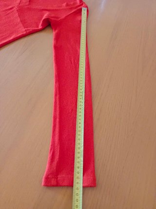Jersey de punto rojo Bershka