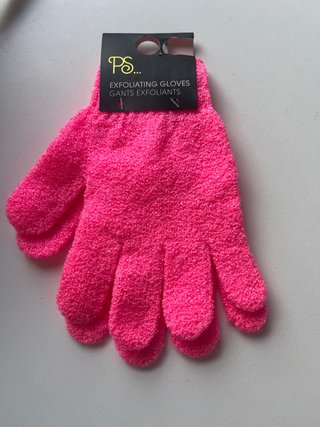 PS... Guantes Exfoliantes Rosa