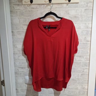 Blusa Mango Roja Talla Única