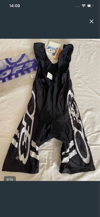 Culotte corto of3 sport negro talla M NUEVO
