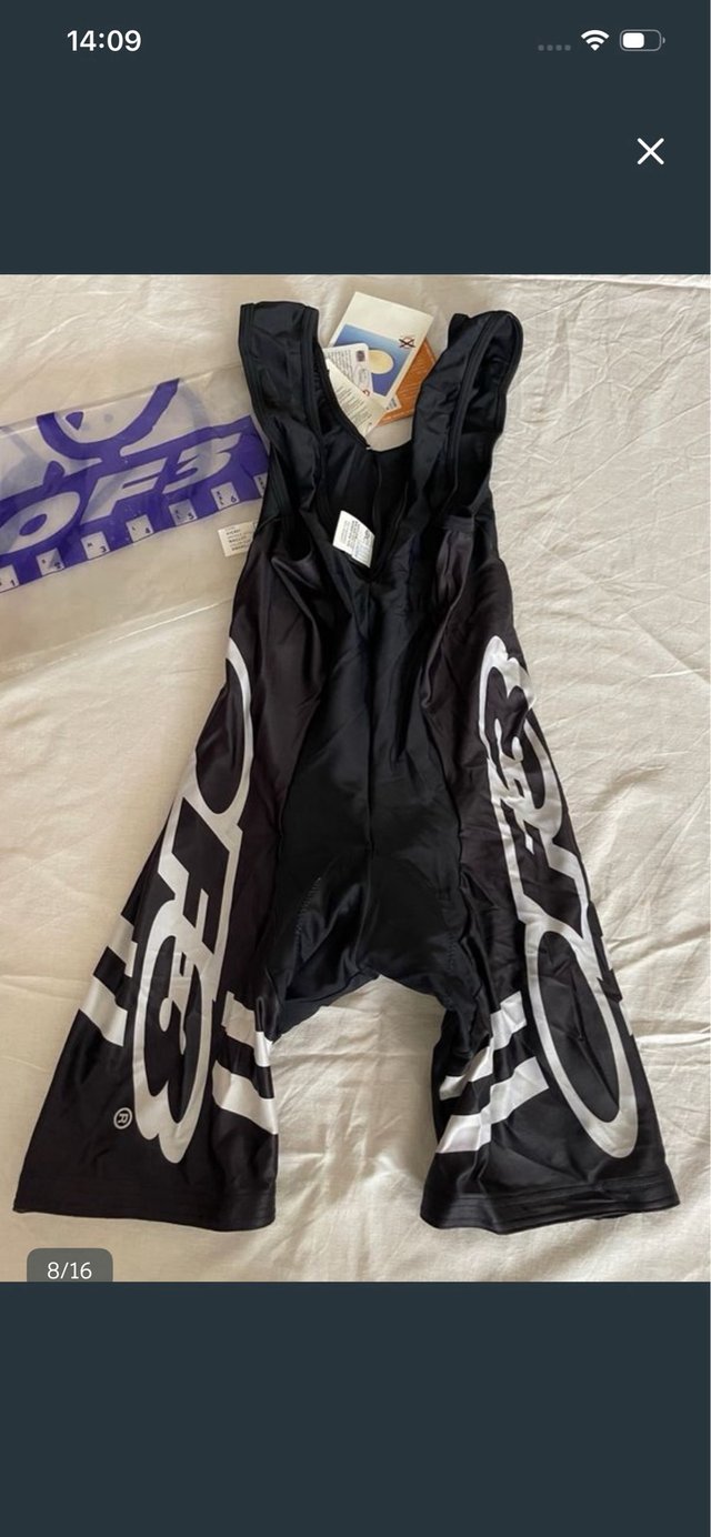 Culotte corto of3 sport negro talla M NUEVO