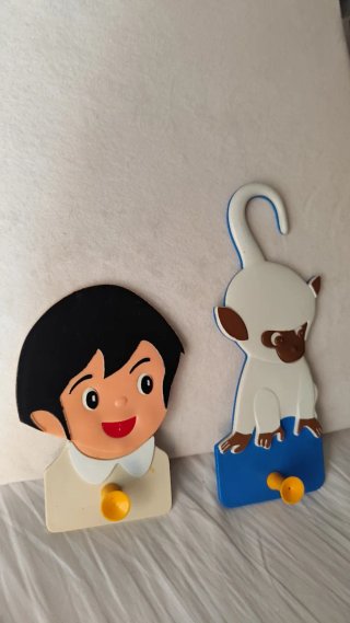 2 Perchas Pared  Infantiles Marco Italiano