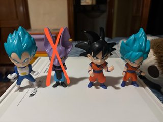 3 Figuritas Dragon Ball Burger King