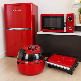 Lote 4 Electrodomésticos Cocina Vintage Rojo