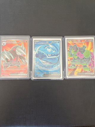 Lote 3 Cartas Pokémon EX: Excadrill, Dondozo, Okid