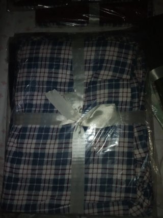 Pijama hombre tramas negro