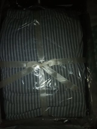 Pijama hombre tramas negro