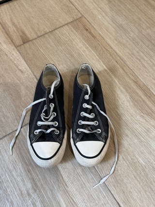 Converse Plataforma Negras Talla 36.5