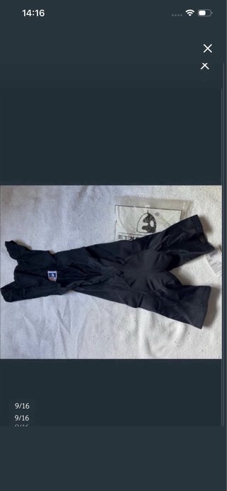 Culotte corto Etxeondo negro size S y XL NUEVOS