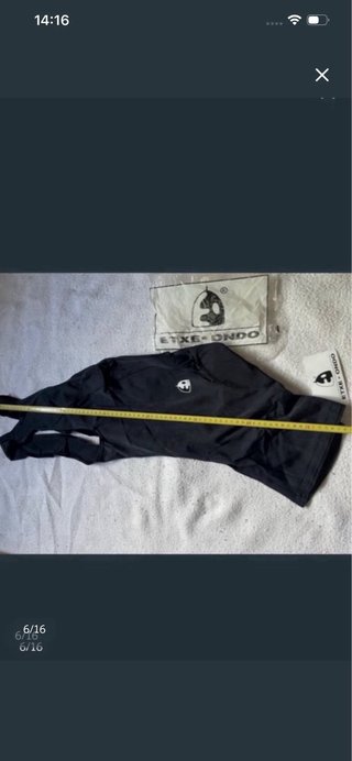 Culotte corto Etxeondo negro size S y XL NUEVOS