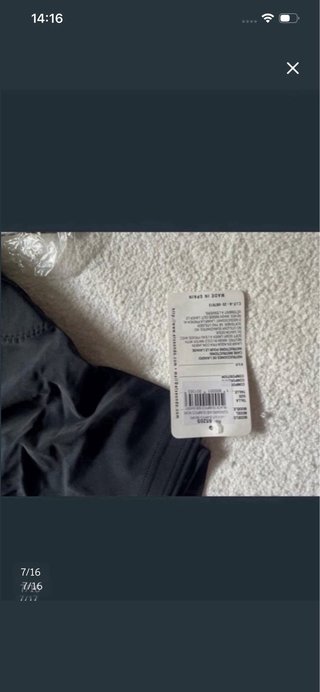 Culotte corto Etxeondo negro size S y XL NUEVOS