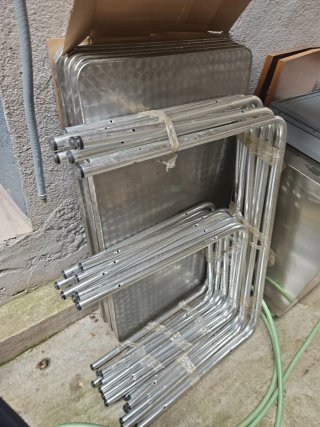Sillas de aluminio apilables
