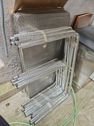 Sillas de aluminio apilables