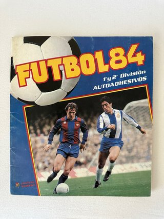 Álbum cromos Fútbol 84 1ª y 2ª División
