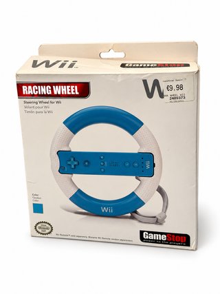 Wii: volante + Wii Remote + Nunchuk