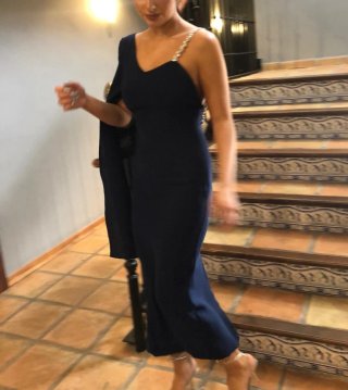 Vestido de fiesta azul