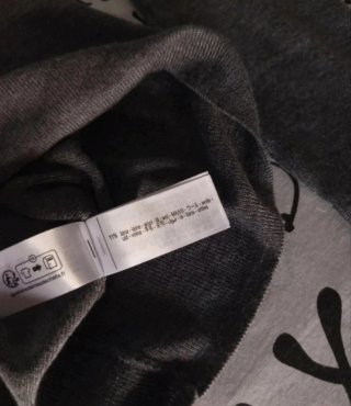 Suéter de cuello alto Zara Gris