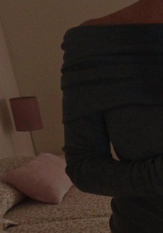Suéter de cuello alto Zara Gris