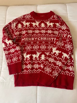 Jersey Navideño Rojo y Blanco