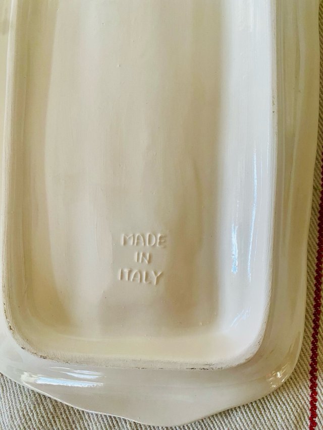 Platos Espárragos Vintage mayólica precio unidad