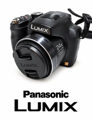 Cámara Panasonic Lumix 24x Zoom Negra