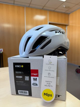 Casco MET Vinci Blanco Talla M