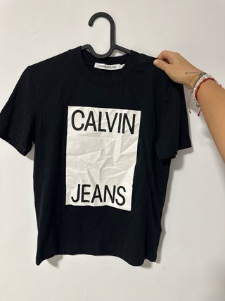 Camiseta Calvin Klein Negra Talla XS