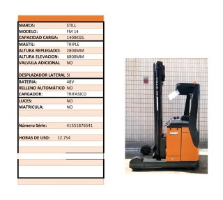 Máquina Elevadora STILL FM 14
