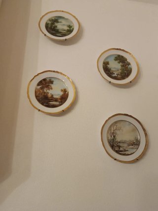 Set 4 Piatti Decorativi 4 stagioni
