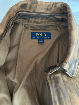 Chaqueta Aviador Cuero Polo Ralph Lauren