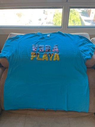 Camiseta Vera Playa Azul Talla XXXL