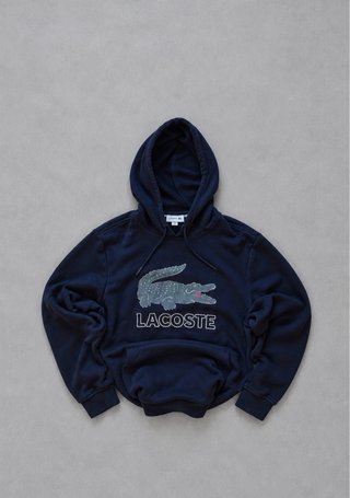 Sudadera Lacoste Cocodrilo Grande Azul Marino M