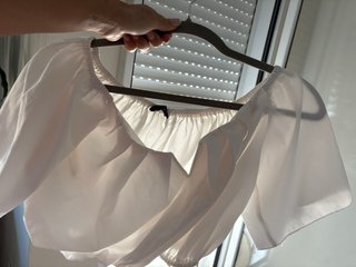 Top blanco Shein talla XS