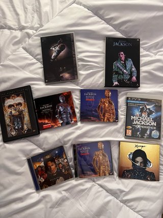Michael Jackson DVDs y CDs Se vende set entero