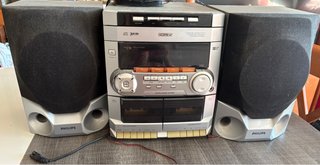Mini cadena Philips FW-C10 3 CDs Doble Pretina