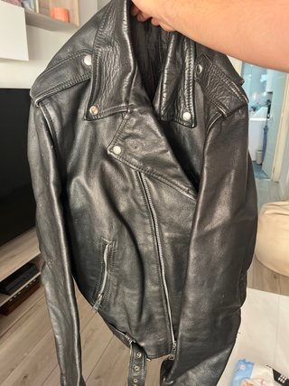 Chaqueta de cuero para moto