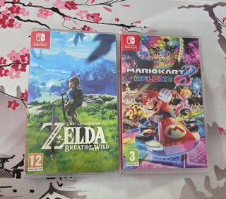 Zelda Breath of the Wild e Mario Kart 8 Deluxe