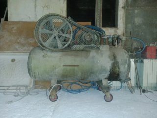 Compresor de Aire Industrial de Pistón