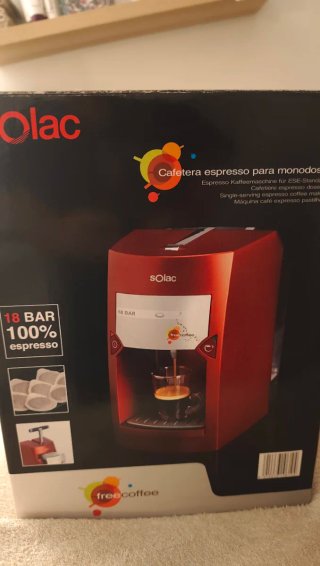 Cafetera Espresso Solac Free Coffee