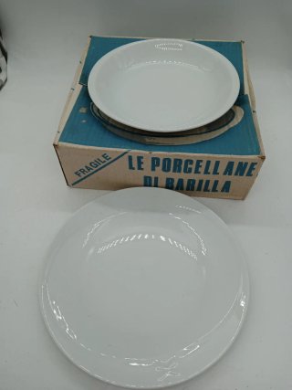 Coppia piatti porcellana Barilla vintage